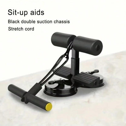 Portable Sit up Stand Floor Stand with 2 Strong Suction Cups and 1 Resistance Band, Suitable for Abdominal Muscle Training, Core Sitting and Lying Training, and Home Use Abdominal Muscle Training Tool