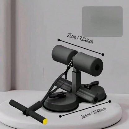 Portable Sit up Stand Floor Stand with 2 Strong Suction Cups and 1 Resistance Band, Suitable for Abdominal Muscle Training, Core Sitting and Lying Training, and Home Use Abdominal Muscle Training Tool